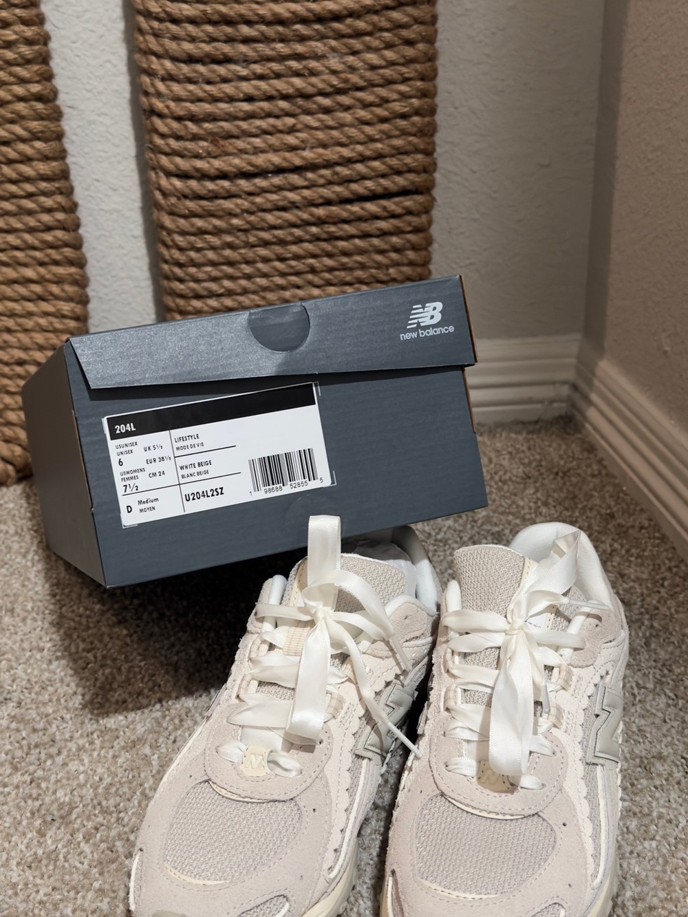 New Balance 204L Sea Salt Linen W 7.5 - Picture 13 of 13